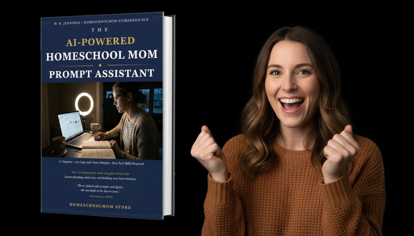 The AI-Powered Homeschool Mom Prompt Assistant - 17 Chapters, 105 Copy-and-Paste Prompts, Zero Tech Skills Required
